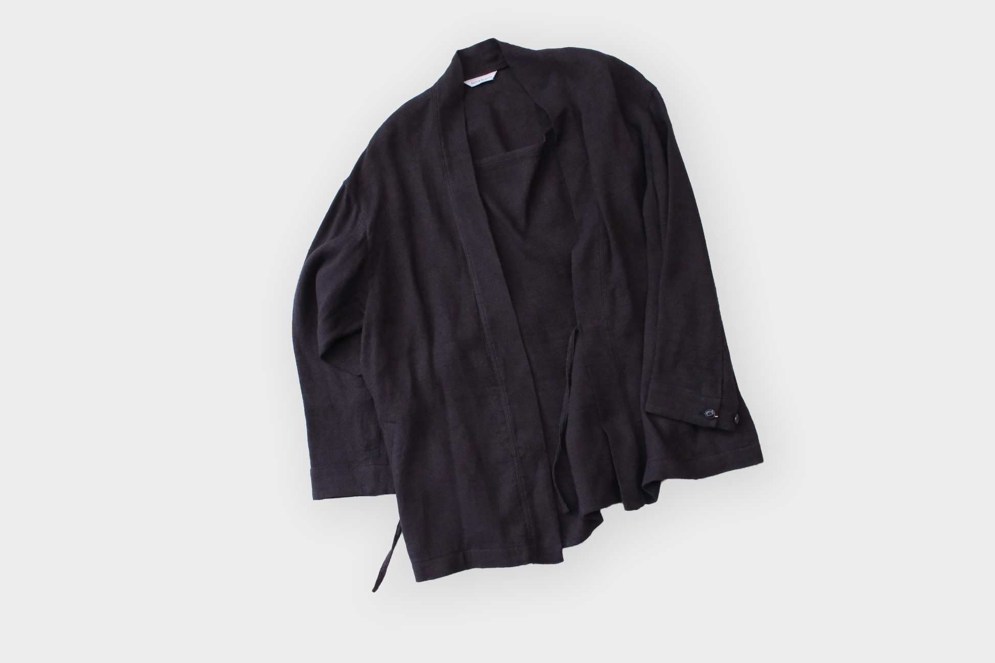 ARTS&SCIENCE Fake samue jacket L/S loose dobby double cloth - Espresso