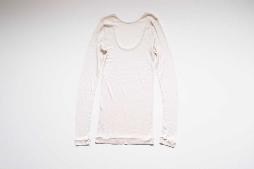 MALU OLIVIA - Deep U-neck long sleeve