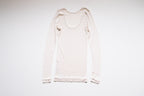 MALU OLIVIA - Deep U-neck long sleeve