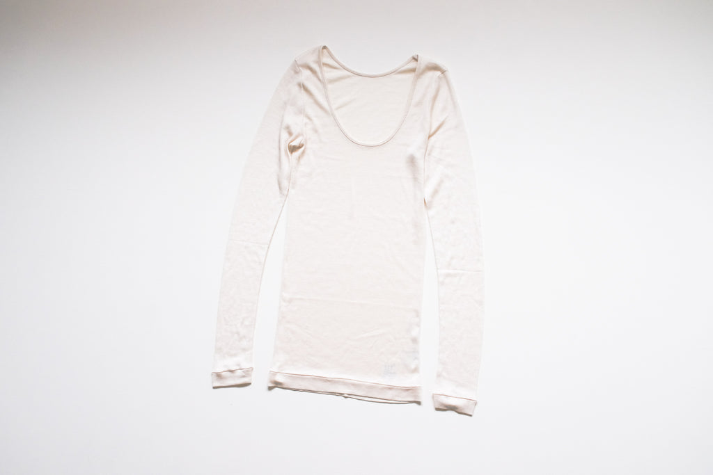 MALU OLIVIA - Deep U-neck long sleeve