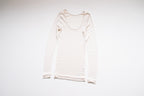 MALU OLIVIA - Deep U-neck long sleeve