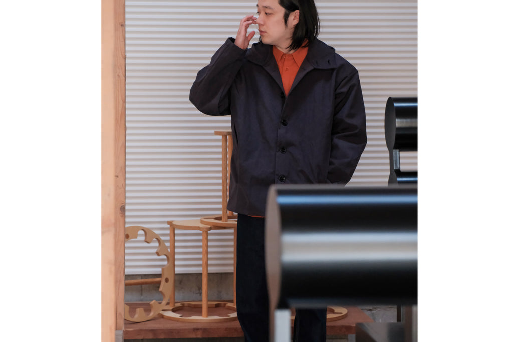 MAN-TLE　R21S8 "Weather Shirt PK" Rust Wool