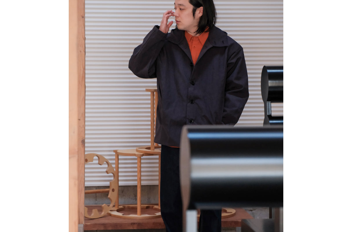 MAN-TLE　R21S8 "Weather Shirt PK" Rust Wool