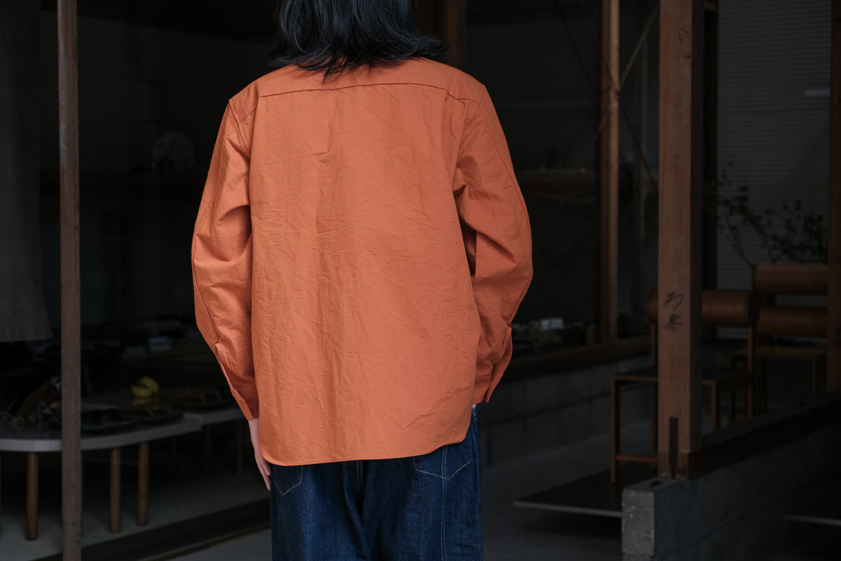 MAN-TLE　R21S8 "Weather Shirt PK" Rust Wool