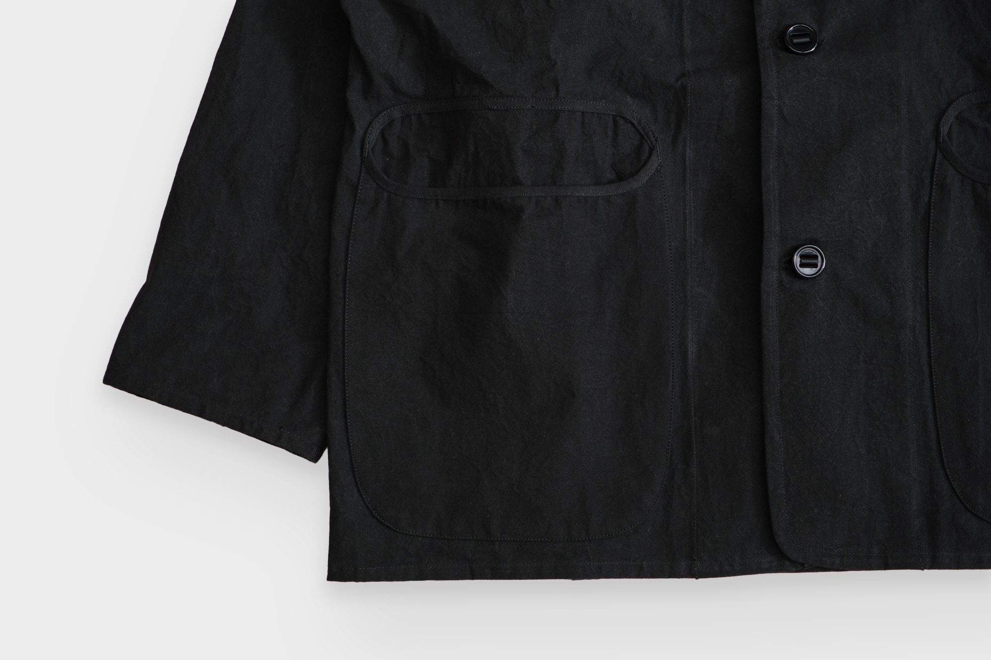 MAN-TLE　R20S3 "Soft Shirt" Black Wax