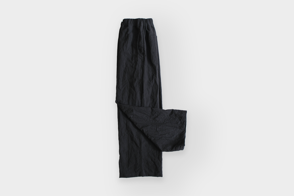 R20P5 "Solid Pants" Black Linen
