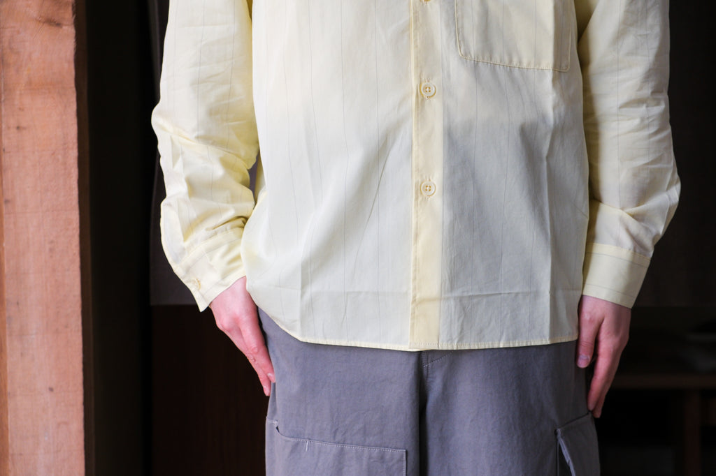 MAN-TLE　R20S4 "OD Shirt" Yellow Pin
