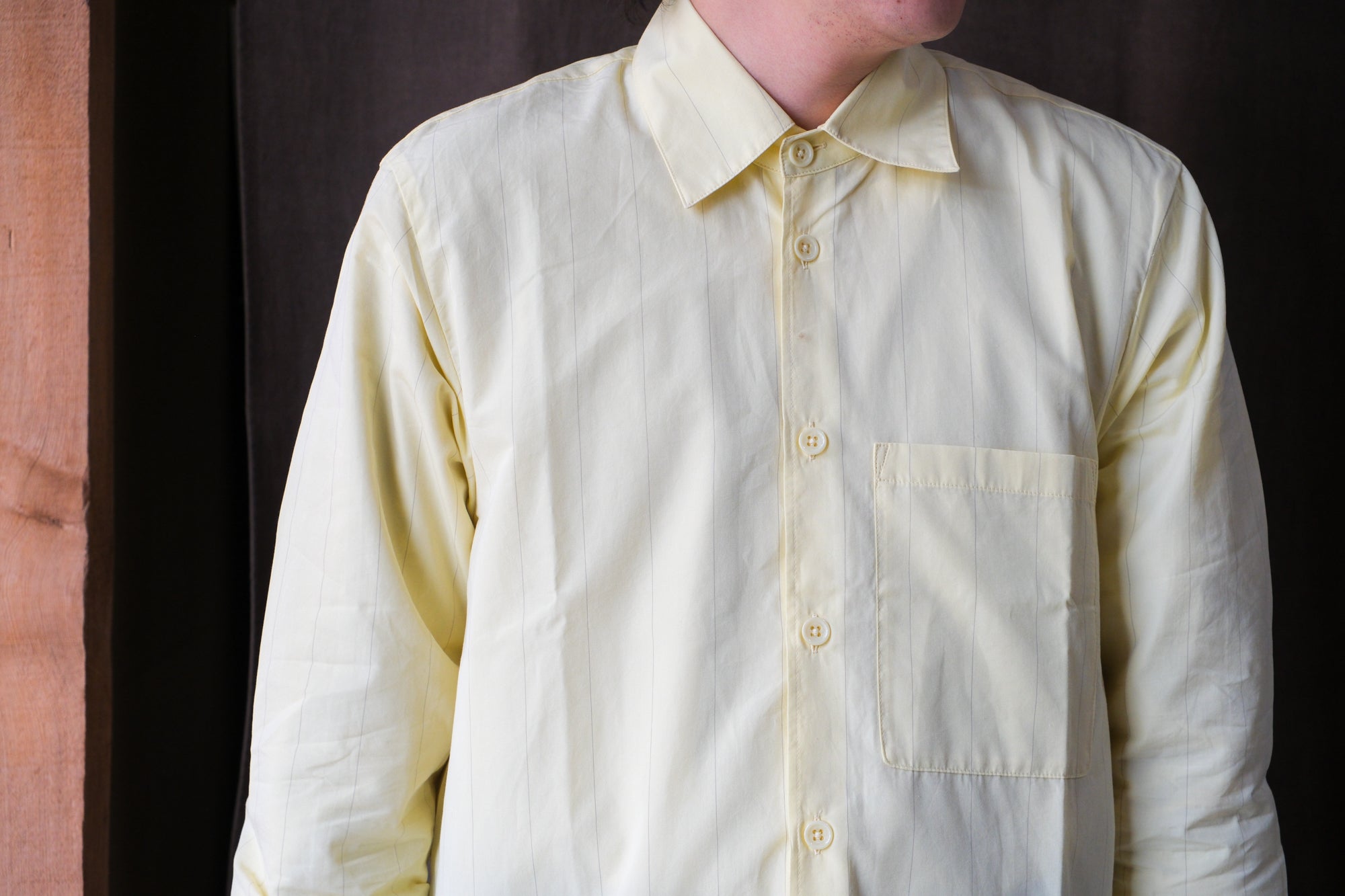 MAN-TLE　R20S4 "OD Shirt" Yellow Pin