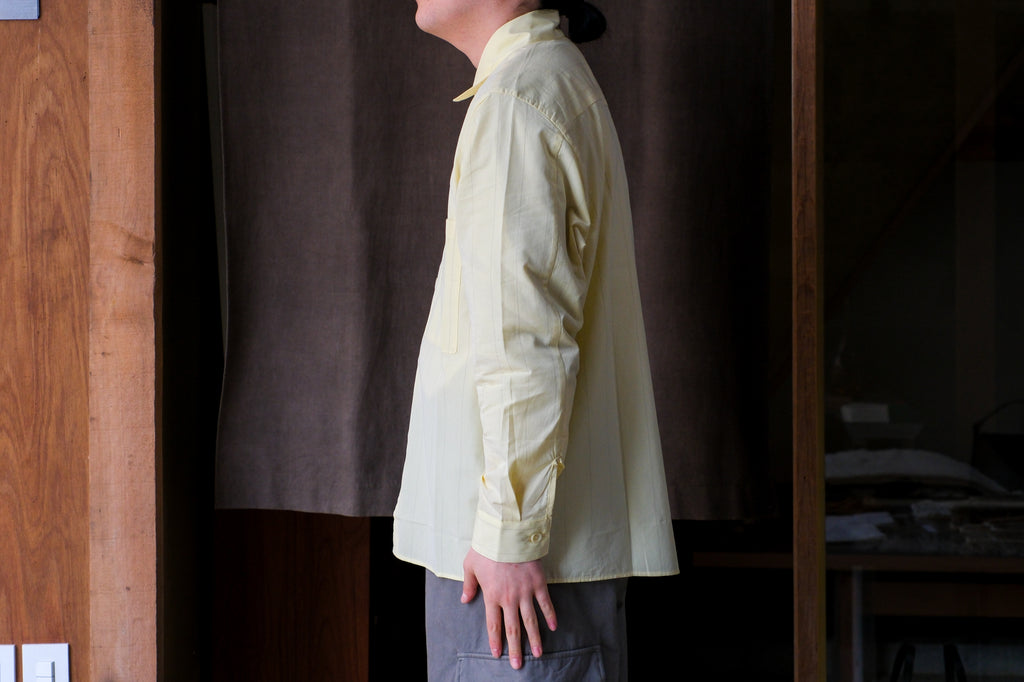 MAN-TLE　R20S4 "OD Shirt" Yellow Pin