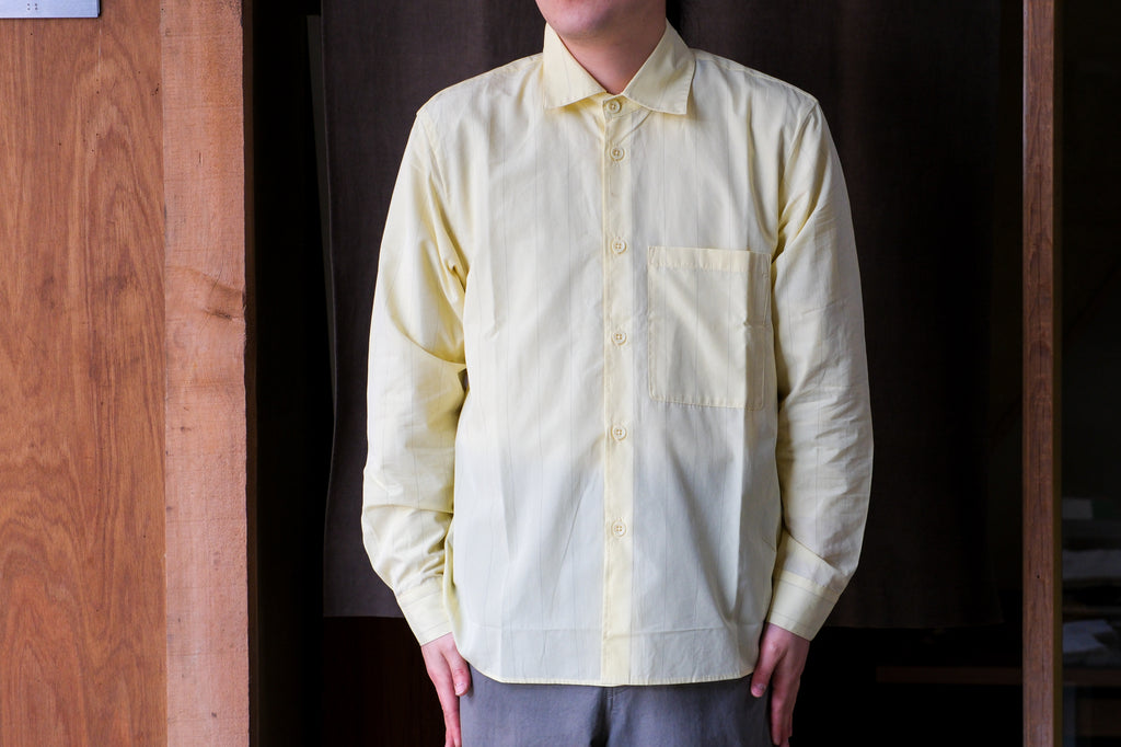MAN-TLE　R20S4 "OD Shirt" Yellow Pin