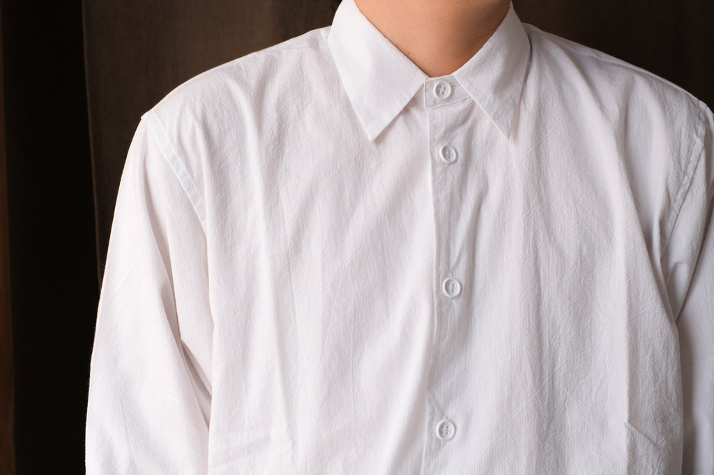 MAN-TLE R0S8 "Weather Shirt" Double White Cordlane
