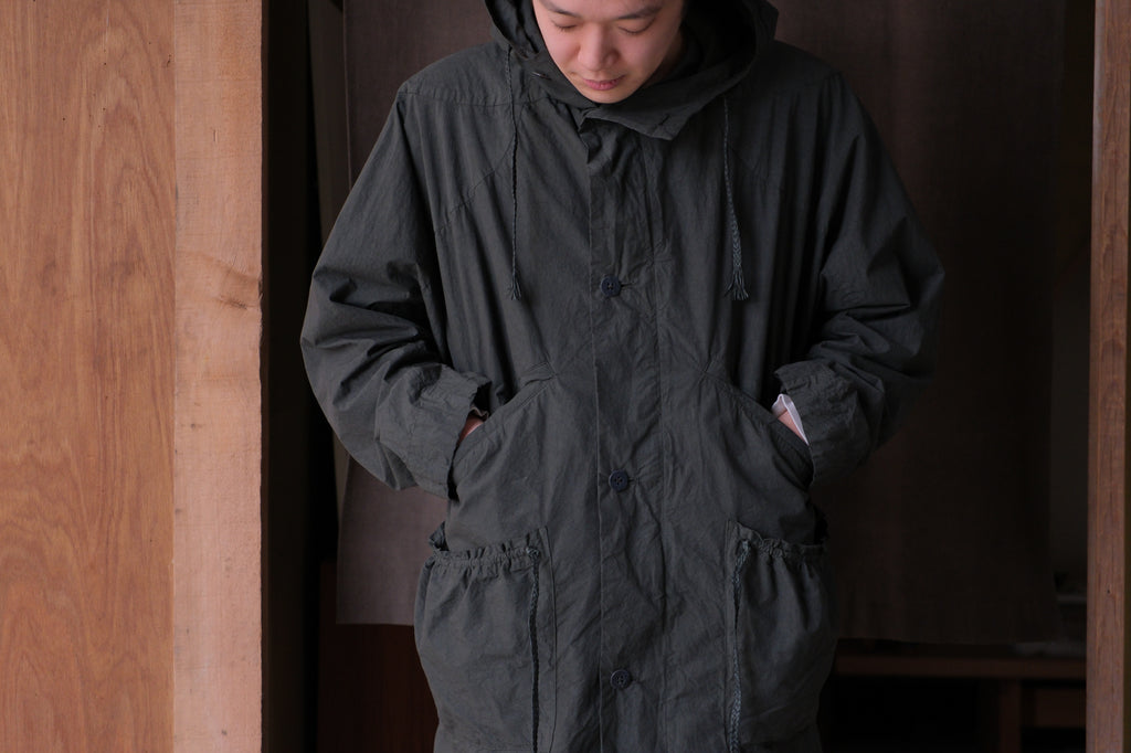 amachi.　Fabric Forming Field Coat