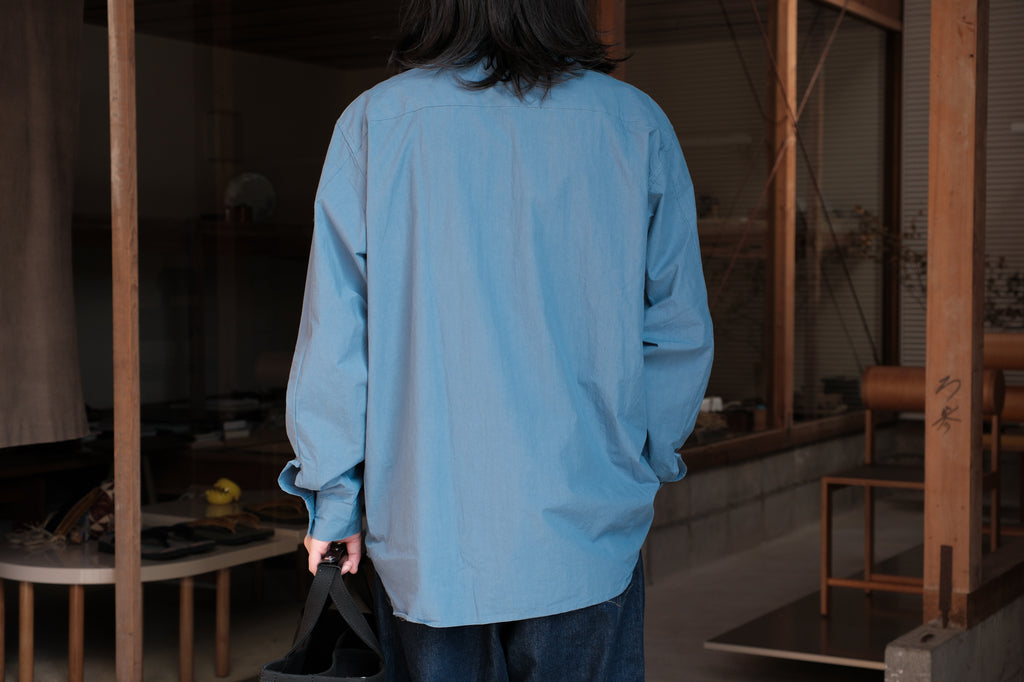 MAN-TLE　R21S8 Weather Shirt  Vapour