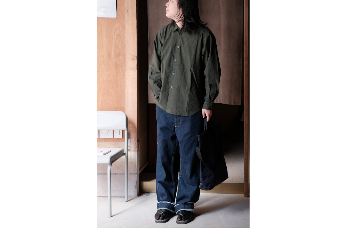 MAN-TLE　R21S8 Weather Shirt Lvy