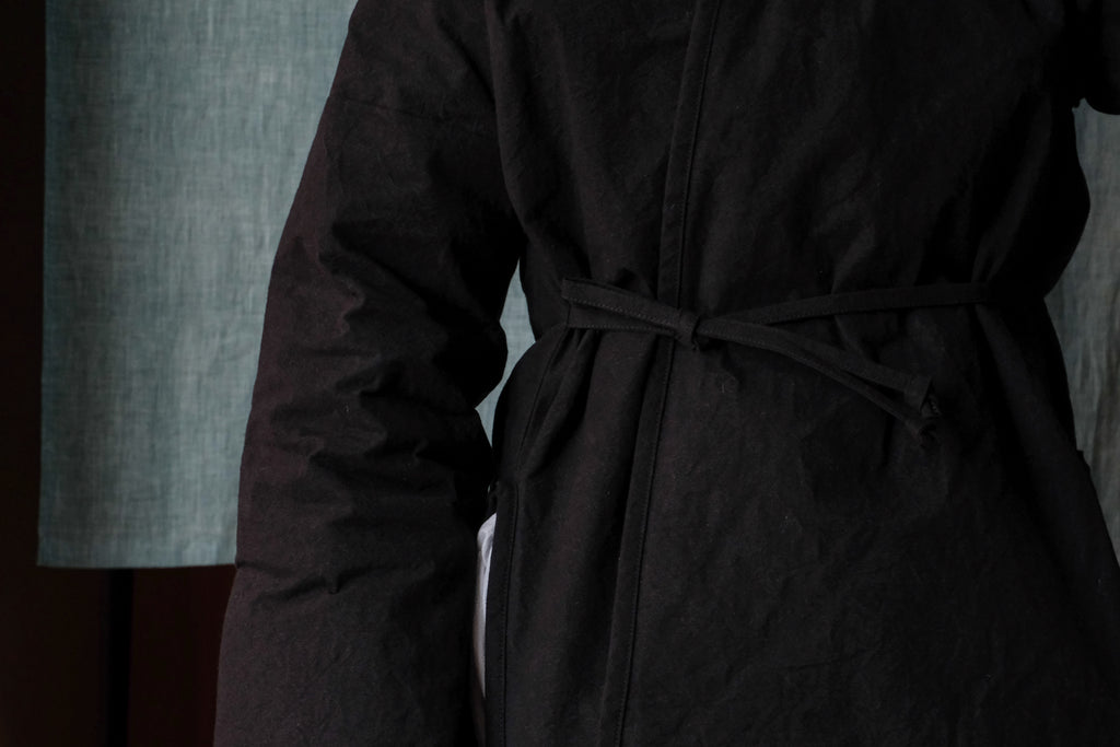MAN-TLE　W R21D7 Down Long Cross Cardigan