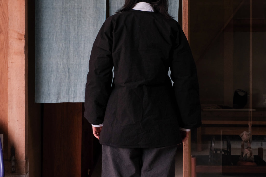 MAN-TLE　W R21D7 Down Long Cross Cardigan