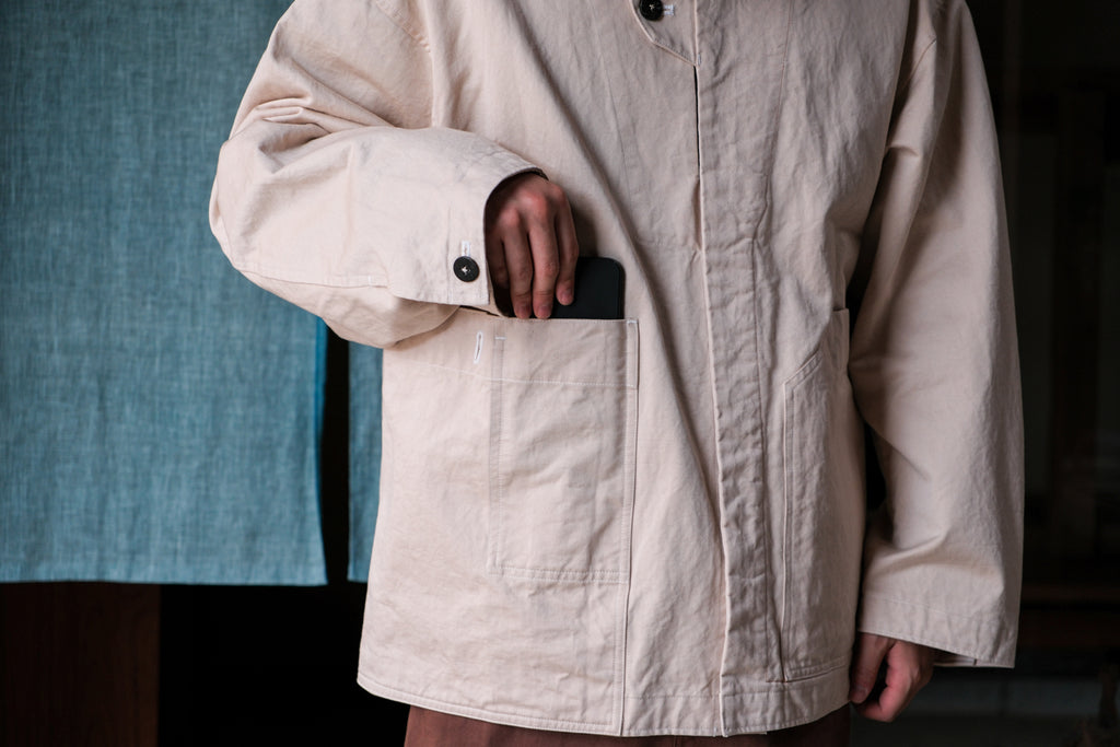 amachi　Meeting Jacket -F0 Off White