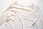 MALU OLIVIA - Deep U-neck long sleeve