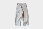 amachi. Double Knee Cargo Pants Suminagashi  - Off White×White Marble