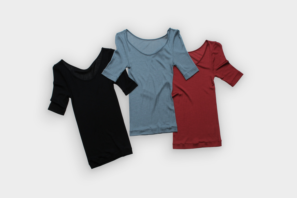 MALU JODY -2way neckline half sleeve-