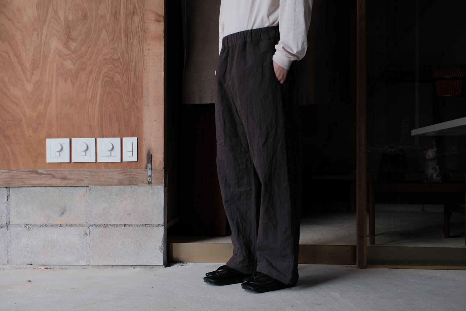 R20P5 "Solid Pants" Earth Linen