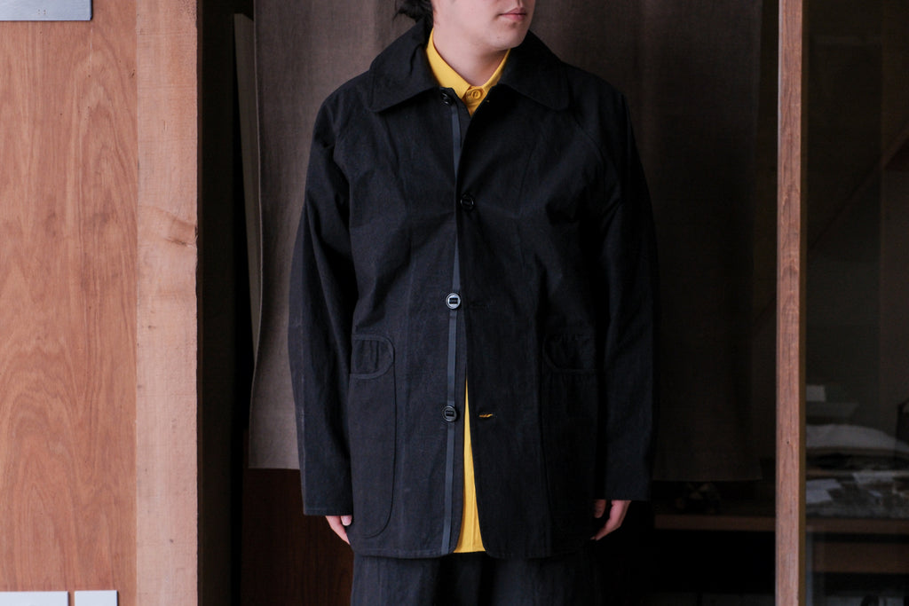 MAN-TLE　R20S3 "Soft Shirt" Black Wax