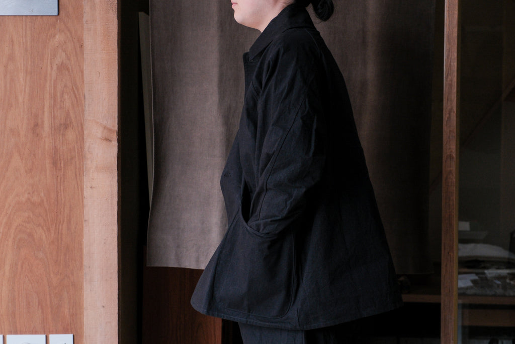 MAN-TLE　R20S3 "Soft Shirt" Black Wax