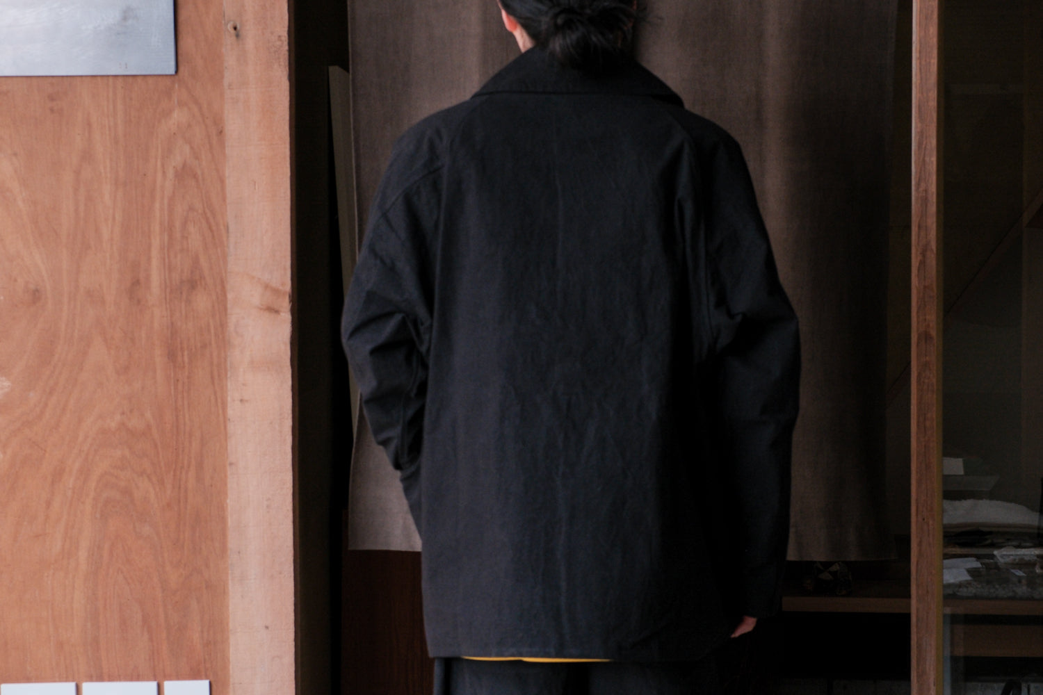 MAN-TLE　R20S3 "Soft Shirt" Black Wax