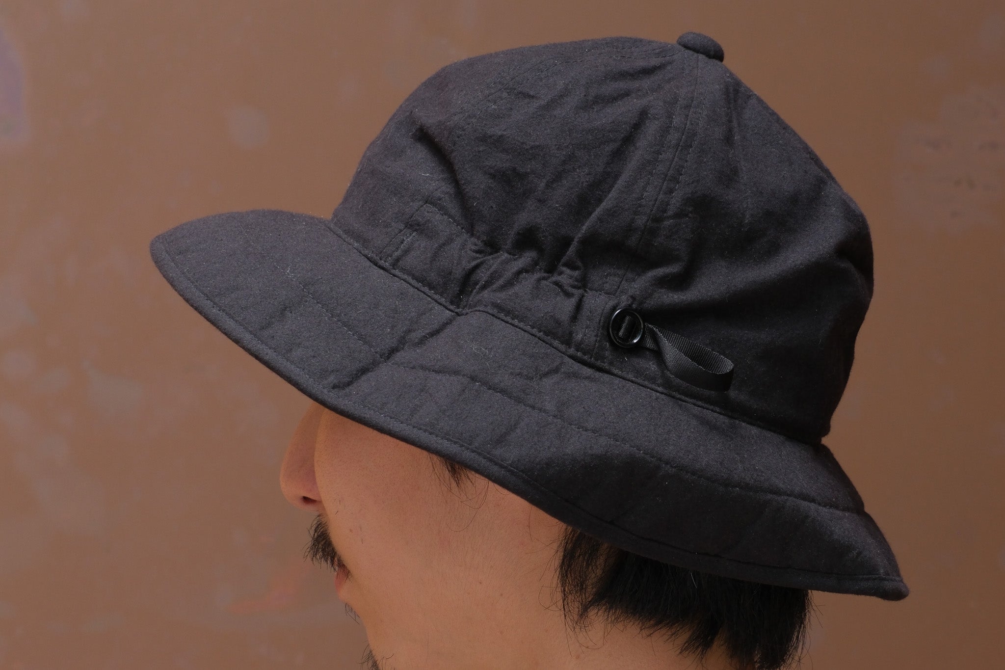 MAN-TLE DEEP SIX PANEL HAT R0C2 Black Wax