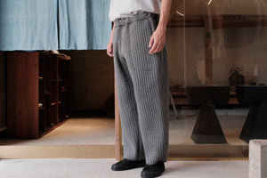 MAN-TLE PANTS R17O6 Charcoal Nubi