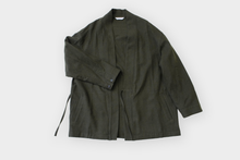 画像をギャラリービューアに読み込む, ARTS&amp;SCIENCE　Fake samue jacket　Wool milled serge medium - Old forest green
