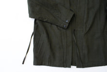 画像をギャラリービューアに読み込む, ARTS&amp;SCIENCE　Fake samue jacket　Wool milled serge medium - Old forest green
