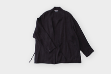 画像をギャラリービューアに読み込む, ARTS&amp;SCIENCE　Fake samue jacket　L/S loose dobby double cloth - Espresso
