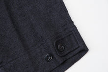 画像をギャラリービューアに読み込む, ARTS&amp;SCIENCE　Samue work pants　L/S loose dobby double cloth - Black
