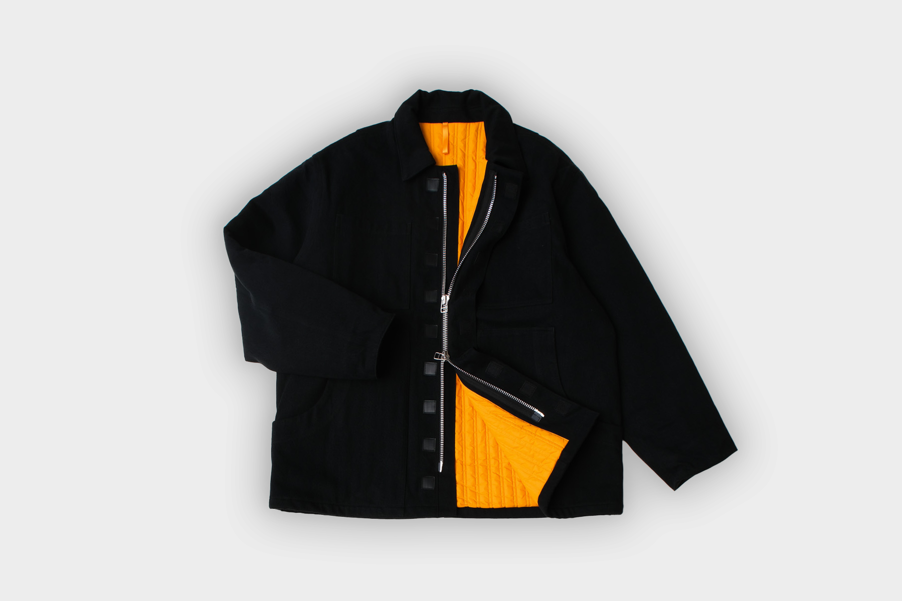 MAN-TLE　R19J1 Jebok Coat All Black Denim