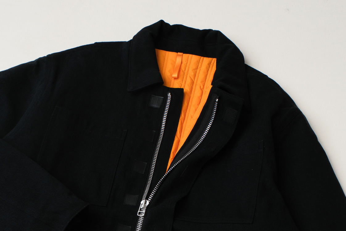 MAN-TLE　R19J1 Jebok Coat All Black Denim