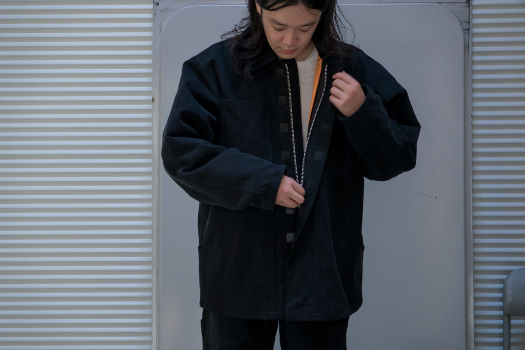 MAN-TLE　R19J1 Jebok Coat All Black Denim