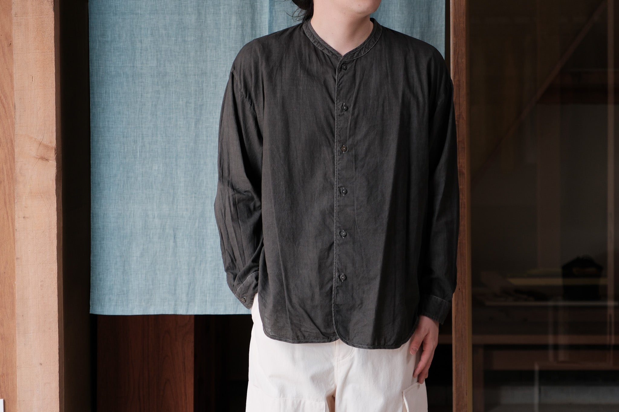 amachi　Medium of flow Framed Shirt