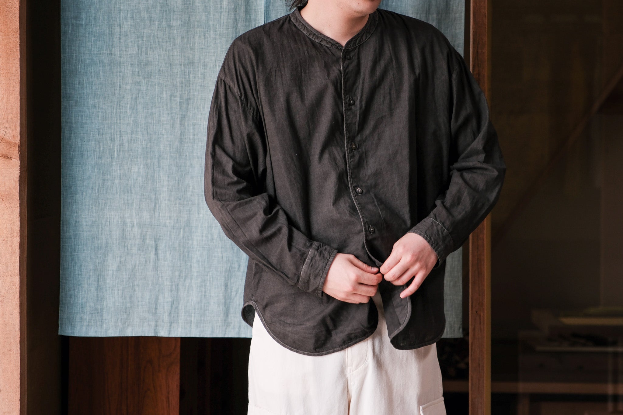 amachi　Medium of flow Framed Shirt