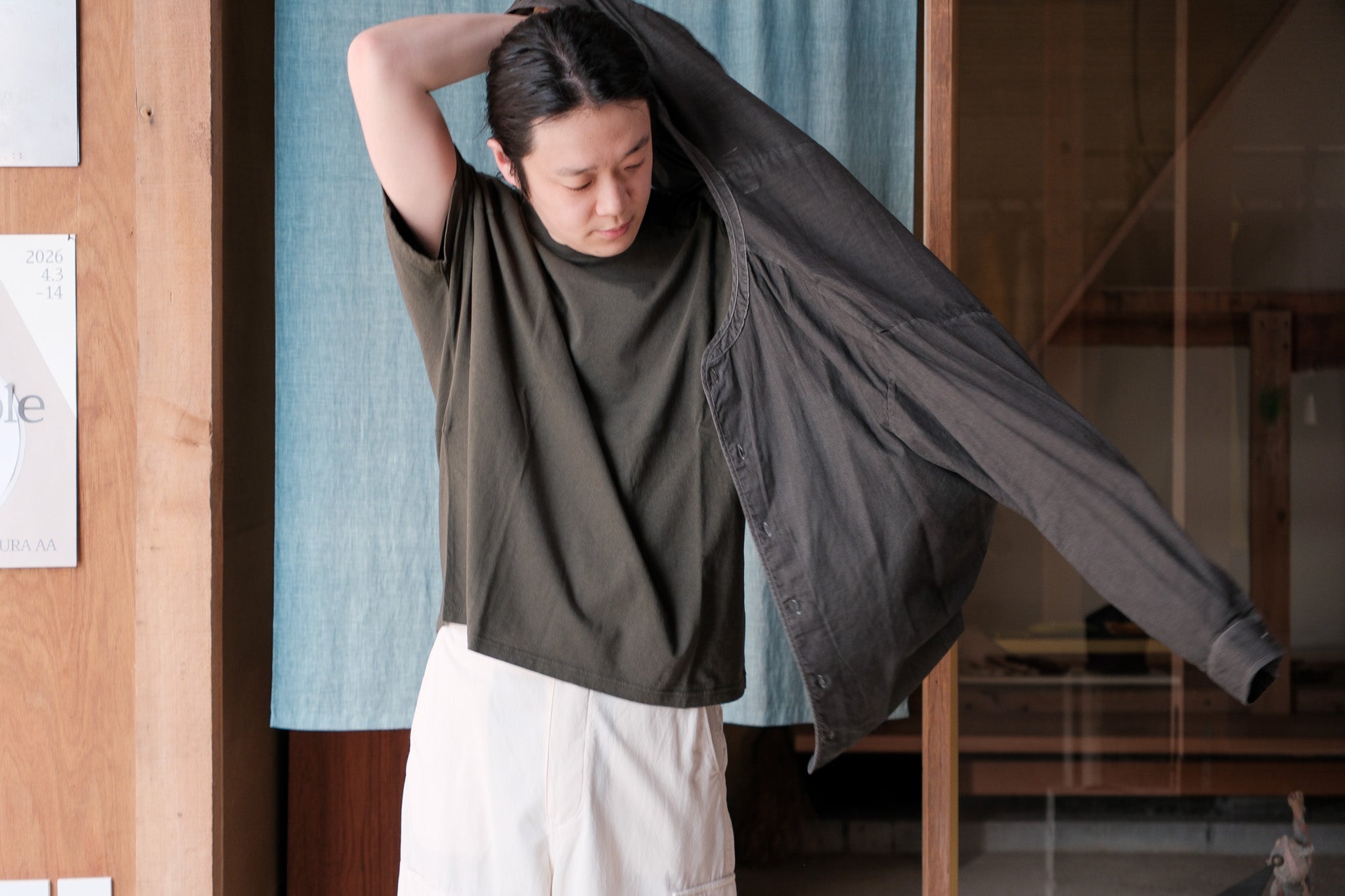 amachi　Medium of flow Fabric Forming Tee