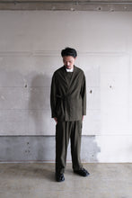 画像をギャラリービューアに読み込む, ARTS&amp;SCIENCE　Fake samue jacket　Wool milled serge medium - Old forest green
