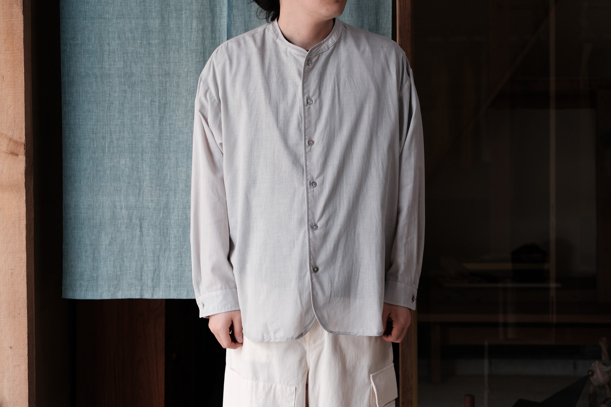 amachi　Medium of flow Framed Shirt