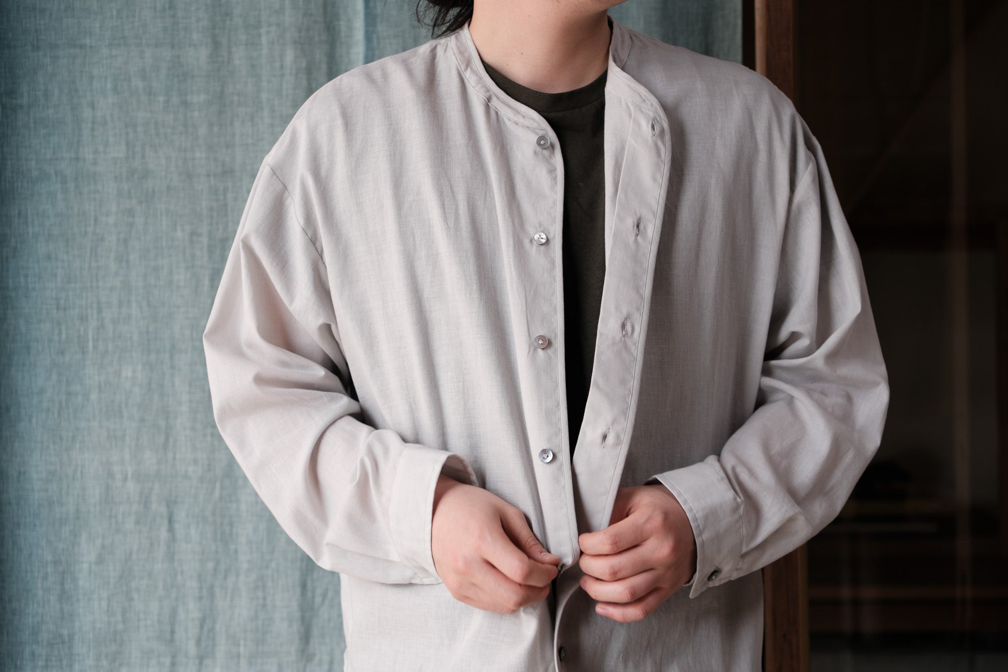 amachi　Medium of flow Framed Shirt