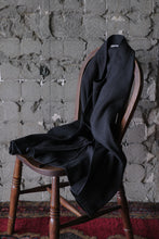 画像をギャラリービューアに読み込む, ARTS&amp;SCIENCE　Fake samue jacket　L/S loose dobby double cloth - Black
