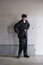 画像をギャラリービューアに読み込む, ARTS&amp;SCIENCE　Fake samue jacket　L/S loose dobby double cloth - Black
