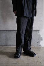 画像をギャラリービューアに読み込む, ARTS&amp;SCIENCE　Samue work pants　L/S loose dobby double cloth - Black
