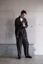 画像をギャラリービューアに読み込む, ARTS&amp;SCIENCE　Fake samue jacket　L/S loose dobby double cloth - Espresso
