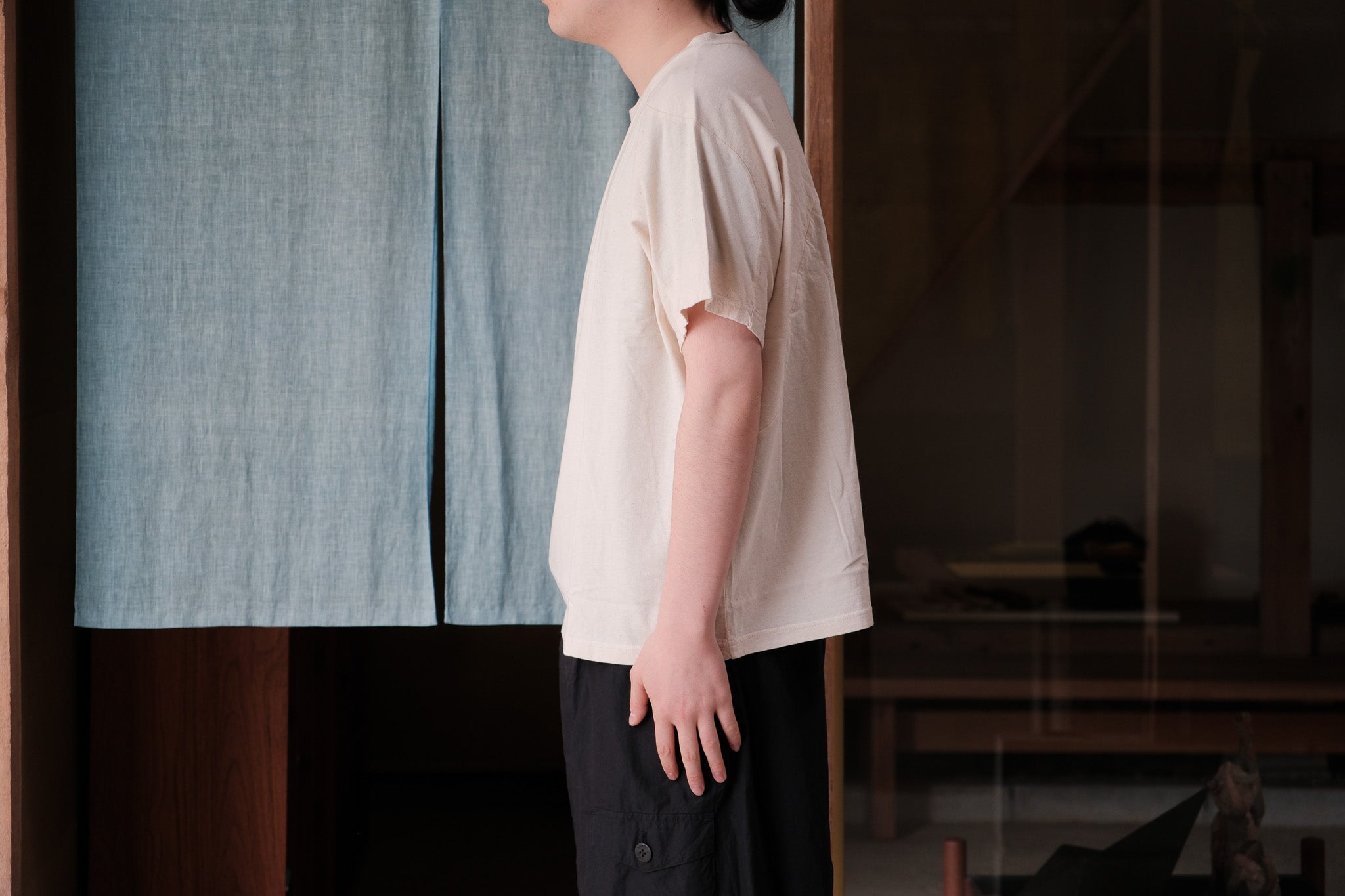 amachi　Medium of flow Fabric Forming Tee