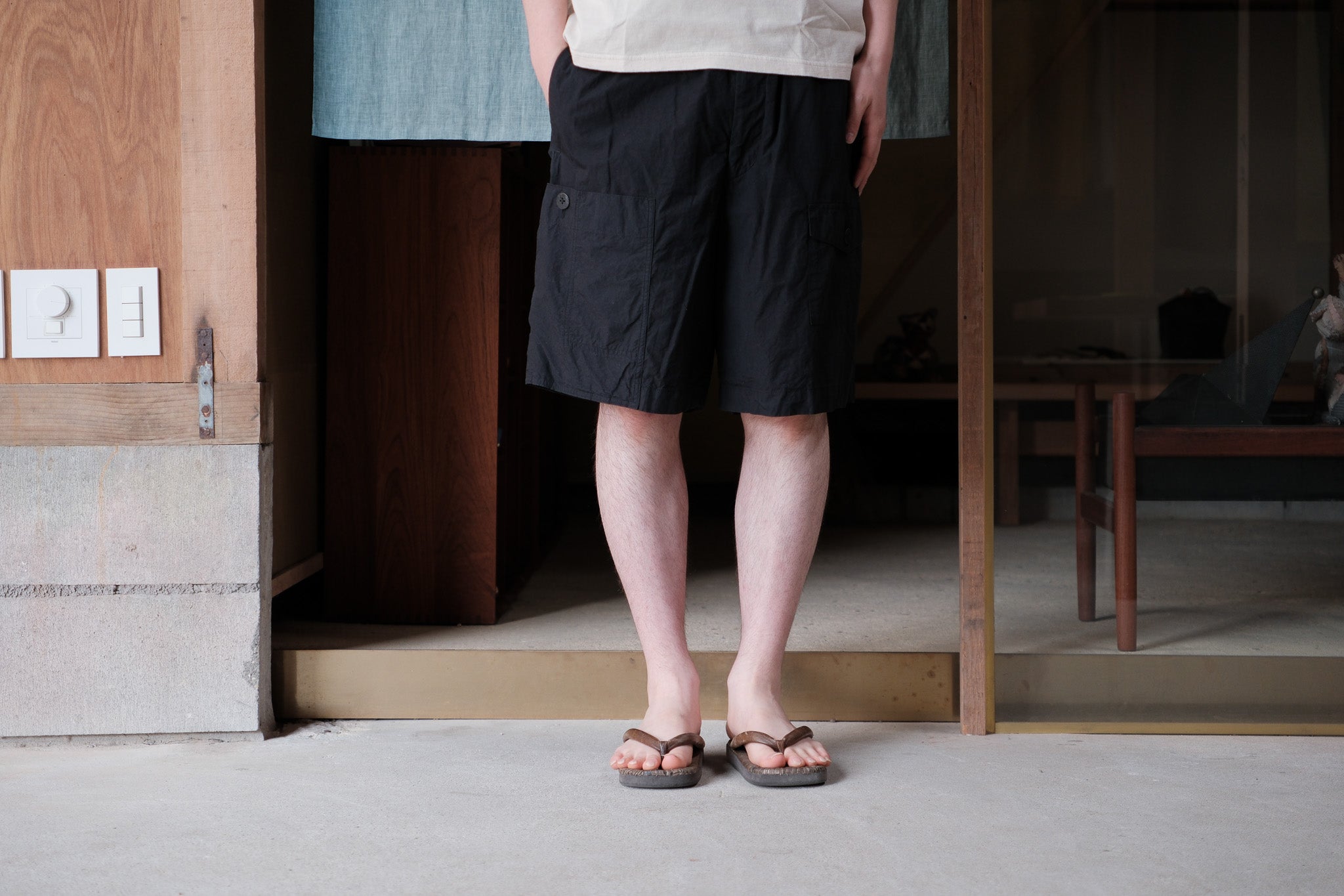 amachi　Medium of flow Field Work Shorts