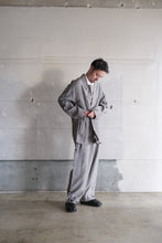 画像をギャラリービューアに読み込む, ARTS &amp; SCIENCE Fake samue jacket - Mini hound&#39;s tooth check linen
